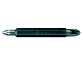 Stanley Double Ended Pozidriv Bit PZ1/PZ2 (Box 10) (3253561687860) STA168786B