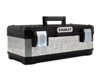 Stanley Galvanised Metal Toolbox 50cm (20in) (3253561956188) STA195618