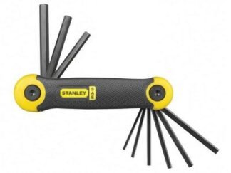 Stanley Folding Hexagon Key Set, 9 Piece (5/64 - 1/4in) (3253562692658) STA269265