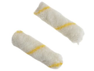 Stanley Medium Pile Silver Stripe Sleeve 100mm (4in) 2 Pack (5010291403744) STA429815