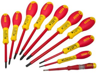 Stanley FatMax® VDE Insulated Screwdriver Set, 10 Piece (3253565625738) STA562573