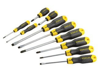 Stanley Cushion Grip Screwdriver Set, 10 Piece (3253565649772) STA564977