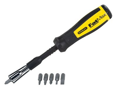 Stanley FatMax® Clip-N-Grip Multibit Screwdriver (3253560691882) STA969188
