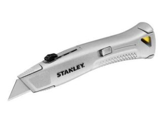 Stanley Heavy Duty Retractable Trade Knife (Silver) (3253560105051) STAFM010505 *Restrictions - See Description*