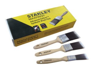 Stanley MAXFINISH Advanced Synthetic Paint Brush Set of 3 25 38 & 50mm (5025823975552) STASTPPSS0S