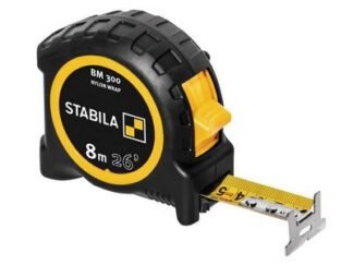 Stabila BM 300 Robust Pocket Tape 8m/26ft (Width 27mm) (4005069195731) STB19573