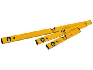 Stabila 70 Single Plumb Box Section Spirit Level Set, 3 Piece (4005069198190) STB70SET3