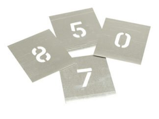 Stencils Set of Zinc - Figures 6in STNF6