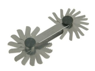 Starrett 156M Screw Pitch Gauge 0.25 - 2.50mm (0049659505894) STR156M