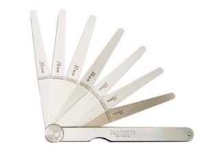 Starrett 173MCT Feeler Gauge 13 Piece Set 0.03-0.5mm (0049659570885) STR173MCT