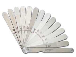 Starrett 467M Feeler Gauge 13 Piece Set 0.04-5mm (0049659524659) STR467M