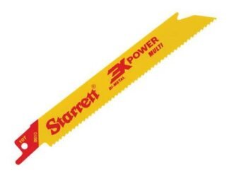Starrett B6105-5 Bi-Metal Reciprocating Blade, Straight 152mm 10 TPI (Pack 5) (7891265153302) STRB6105