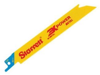 Starrett B614-5 Bi-Metal Reciprocating Blade, Metal Straight 152mm 14 TPI (Pack 5) (7891265153319) STRB6145