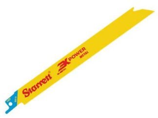 Starrett B818-5 Bi-Metal Reciprocating Blade, Metal Straight 203mm 18 TPI (Pack 5) (7891265160355) STRB8185