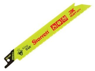 Starrett BR61014-5 Bi-Metal King Cut™ Demolition Blade 152mm 10-14 TPI (Pack 5) (7891265114518) STRBR610145