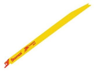Starrett BT121014-5 Bi-Metal Reciprocating Blade, Tapered 300mm 10-14 TPI (Pack 5) (7891265157041) STRBT1210145