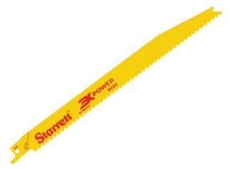 Starrett BT96-5 Bi-Metal Reciprocating Blade, Wood Tapered 228mm 6 TPI (Pack 5) (7891265156921) STRBT965