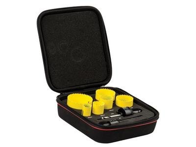 Starrett KFC06023 Fast Cut Bi-Metal General Purpose Holesaw Kit, 8 Piece (0049659625141) STRKFC06023