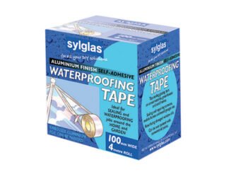 Sylglas Aluminium Finish Waterproofing Tape 50mm x 4m (5011768150017) SYLAT50