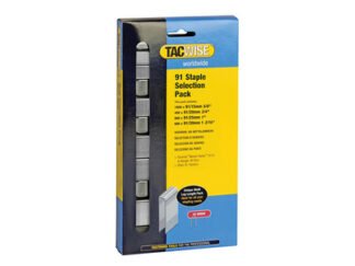 Tacwise 91 Narrow Crown Staples Selection - Electric Tackers (Pack 2800) (5018505011068) TAC0204