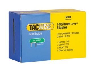 Tacwise 140 Galvanised Staples 8mm (Pack 5000) (5018505555128) TAC0341