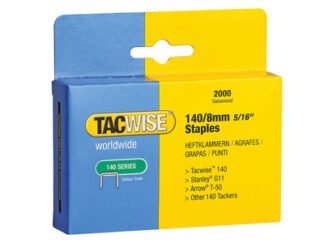 Tacwise 140 Heavy-Duty Staples 8mm (Type T50 G) (Pack 2000) (5018505016940) TAC0346