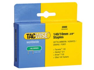 Tacwise 140 Heavy-Duty Staples 10mm (Type T50 G) (Pack 2000) (5018505016964) TAC0347