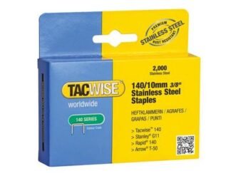 Tacwise 140 Stainless Steel Staples 10mm (Pack 2000) (5051439003402) TAC1217