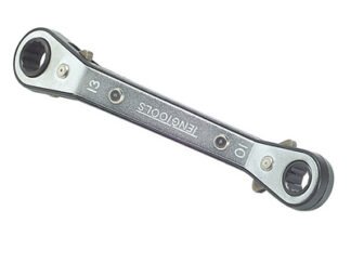 Teng Ratcheting Offset Ring Spanner (RORS) 10 x 13mm (5020385040342) TEN681013