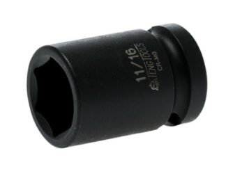 Teng Impact Socket Hexagon 6-Point 1/2in Drive 11/16in (5020385120167) TEN920122N