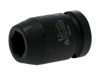 Teng Impact Socket Hexagon 6-Point 1/2in Drive 12mm (5020385126497) TEN920512N