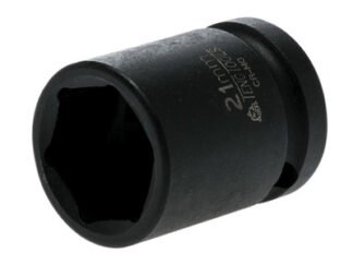 Teng Impact Socket Hexagon 6-Point 1/2in Drive 21mm (5020385126589) TEN920521N
