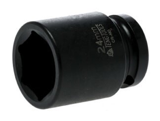Teng Impact Socket Hexagon 6-Point 1/2in Drive 24mm (5020385126619) TEN920524N