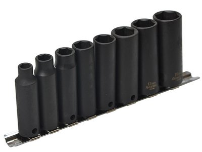 Teng 3/8in Drive 9386 Deep Impact Socket Set, 8 Piece (5020385020047) TEN9386