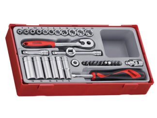 Teng TT1435 4-13mm Socket Set, 35 Piece - 1/4in Drive (5020385010338) TENTT1435