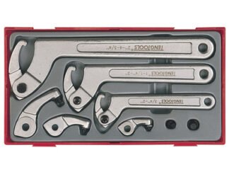 Teng TTHP08 Hook & Pin Wrench Set, 8 Piece (5020385080065) TENTTHP08