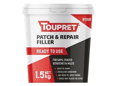 Toupret Ready to Use Patch & Repair 1.5kg (3178310017951) TOUFGRP15GB