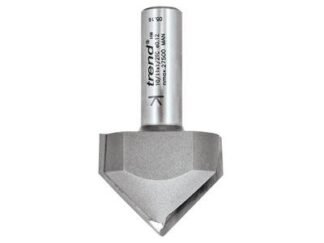 Trend 10/11 x 1/2 TCT V-Groove Chamfer 45 degrees 19.0 x 38mm (5027654001332) TRE101112TC