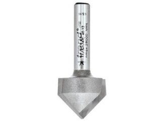 Trend 11/3 x 1/4 TCT V-Groove Cutter 45 degrees 9.2 x 19.1mm (5027654002087) TRE11314TC