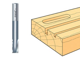 Trend 3/20L x 1/4 TCT Two Flute Pocket Cutter 6.3 x 16mm (5027654004678) TRE320L14TC