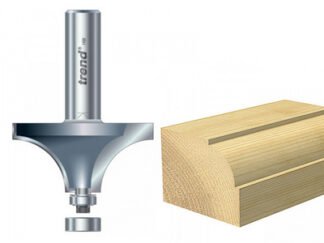 Trend 46/17 x 1/2 TCT Bearing Guided Ovolo & Round Over 19.1mm Radius (5027654008317) TRE461712TC