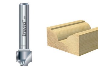 Trend 7/01 x 1/4 TCT Ovolo & Round Over 2.5mm Radius (5027654012178) TRE70114TC