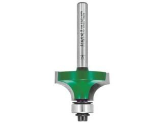 Trend C078 x 1/4 TC Round Over Two Flute Cutter 9.5 x 15.9mm (5027654016923) TREC07814TC