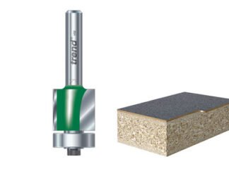 Trend C115 x 1/4 TCT 90 degrees Bearing Guided Trimmer Cutter 9.5 x 12.7mm (5027654017258) TREC11514TC