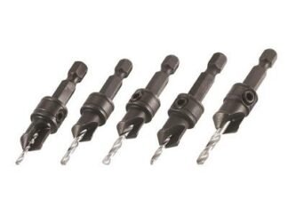 Trend CraftPro Quick-Release Countersink Set, 5 Piece (5027654073629) TRECRQRCSET5