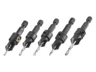Trend CraftPro Quick-Release Countersink Set, 5 Piece (5027654062234) TRECRQRCSSET