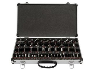 Trend 1/4in TCT Router Bit Starter Set, 50 Piece (5027654061794) TRESET50PC14