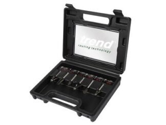 Trend 1/4in TCT Router Cutter Set, 6 Piece (5027654051320) TRESET6PC14