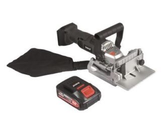 Trend T18S/BJK1 Biscuit Jointer 18V 1 x 4.0Ah Li-ion (5027654073384) TRET18SBJK1