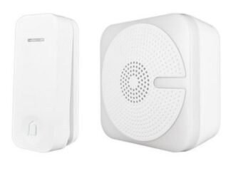 Uni-Com Portable Door Chime with Kinetic Bell Push (5017329366385) UNC66385